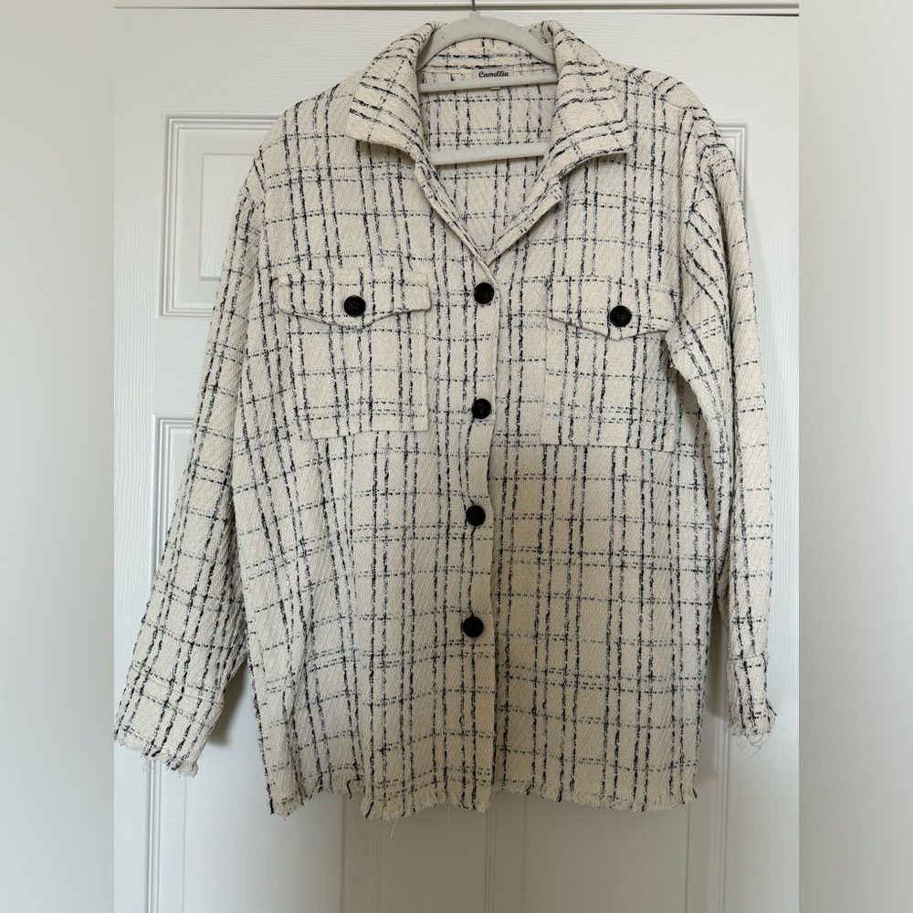 *USED* Camellia Distressed Jacket